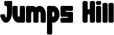 preview image of the Jumps Hill font