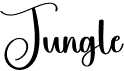 preview image of the Jungle font