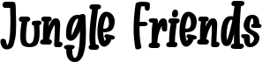 preview image of the Jungle Friends font