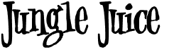 preview image of the Jungle Juice font