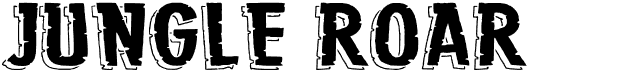preview image of the Jungle Roar font