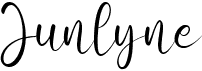 preview image of the Junlyne font