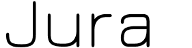 preview image of the Jura font