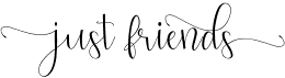 preview image of the Just Friends font