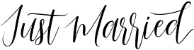 preview image of the Just Married font