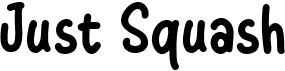 preview image of the Just Squash font