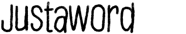 preview image of the Justaword font
