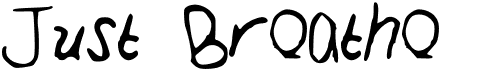 preview image of the Just Breathe font