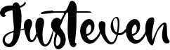 preview image of the Justeven font