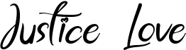 preview image of the Justice Love font
