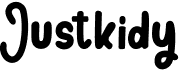 preview image of the Justkidy font