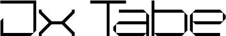 preview image of the Jx Tabe font