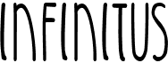 preview image of the K26 Infinitus font