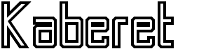 preview image of the Kaberet font