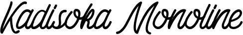 preview image of the Kadisoka Monoline font