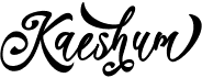 preview image of the Kaeshum font