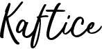 preview image of the Kaftice font