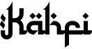 preview image of the Kahfi font