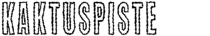 preview image of the Kaktuspiste font