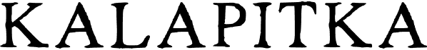 preview image of the Kalapitka font