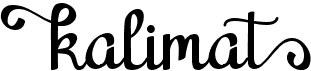 preview image of the Kalimat font
