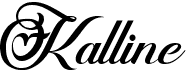 preview image of the Kalline font