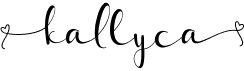 preview image of the Kallyca font