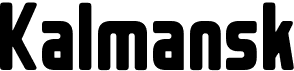 preview image of the Kalmansk font