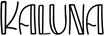 preview image of the Kaluna font
