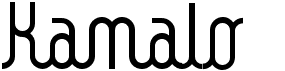 preview image of the Kamalo font
