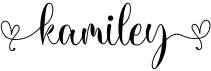 preview image of the Kamiley font