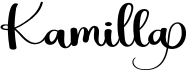 preview image of the Kamilla font