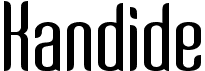 preview image of the Kandide font