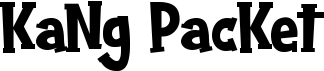 preview image of the Kang Packet font
