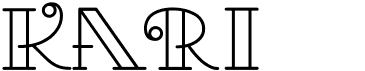 preview image of the Kari font