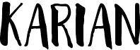 preview image of the karian font