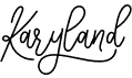 preview image of the Karyland font
