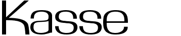 preview image of the Kasse FLF font