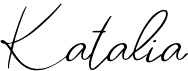 preview image of the Katalia font