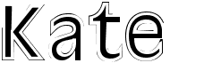 preview image of the Kate font