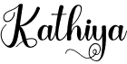 preview image of the Kathiya font