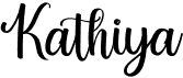 preview image of the Kathiya font