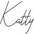 preview image of the Katty font