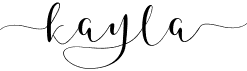 preview image of the Kayla font