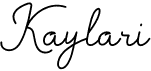 preview image of the Kaylari font
