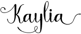 preview image of the Kaylia font