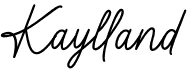 preview image of the Kaylland font