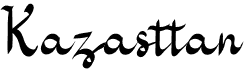 preview image of the Kazasttan font