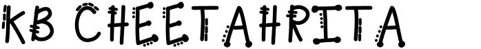 preview image of the KB Cheetahrita font