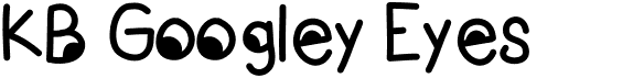 preview image of the KB Googley Eyes font
